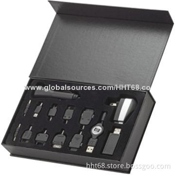 Computer USB Travel Tool Kits, Retractable 3-D Optical Mouse, Ideal for Promotional GiftsNew